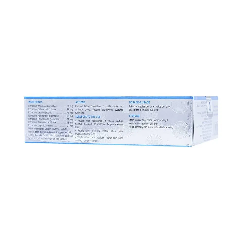 Hình ảnh Thuốc Hoạt Huyết CM3 Phúc Vinh điều trị rối loạn tuần hoàn não do xơ vữa mạch máu (3 vỉ x 10 viên)