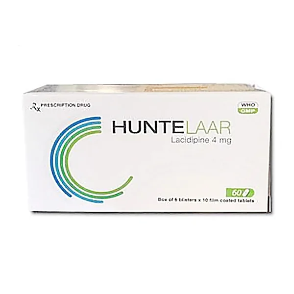 Hình ảnh Thuốc Huntelaar 4mg Davi Pharm điều trị tăng huyết áp (6 vỉ x 10 viên)