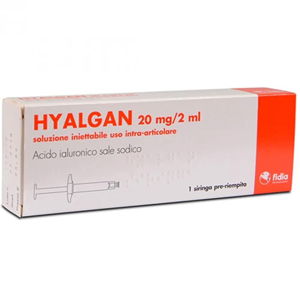 Hình ảnh Thuốc tiêm Hyalgan 20mg/2ml INJ điều trị bệnh khớp do chấn thương và thoái hóa (2ml)