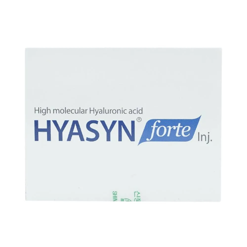 Hình ảnh Thuốc tiêm Hyasyn Forte Shinpoong Deawoo điều trị viêm khớp gối (3 cây x 2ml)