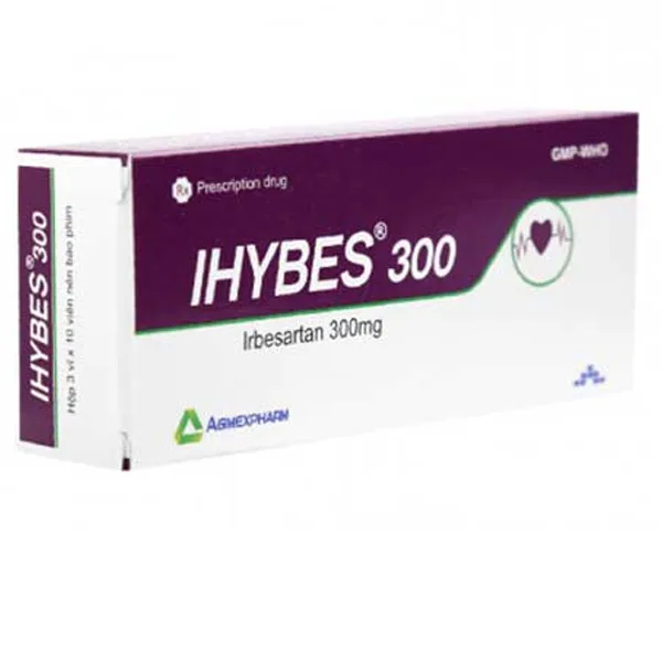 Hình ảnh Thuốc Ihybes 300 Agimexpharm điều trị tăng huyết áp động mạch vô căn (3 vỉ x 10 viên)