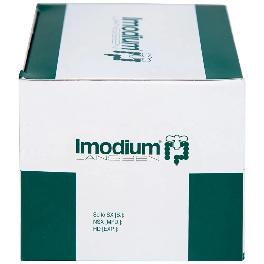 Hình ảnh Thuốc Imodium 2mg Janssen điều trị tiêu chảy cấp (25 vỉ x 4 viên)