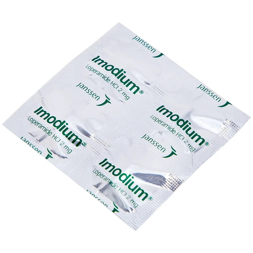 Hình ảnh Thuốc Imodium 2mg Janssen điều trị tiêu chảy cấp (25 vỉ x 4 viên)