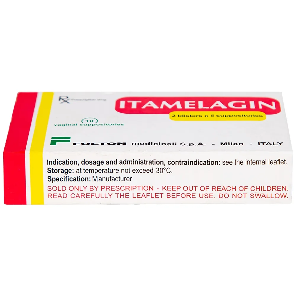 Hình ảnh Thuốc Itamelagin 500mg điều trị nhiễm nấm candida âm đạo (10 viên)
