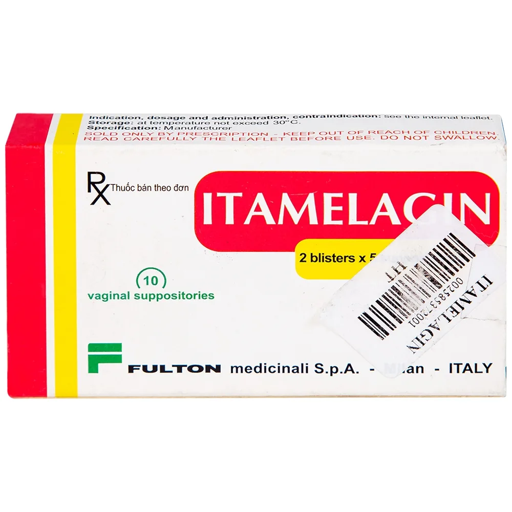 Hình ảnh Thuốc Itamelagin 500mg điều trị nhiễm nấm candida âm đạo (10 viên)