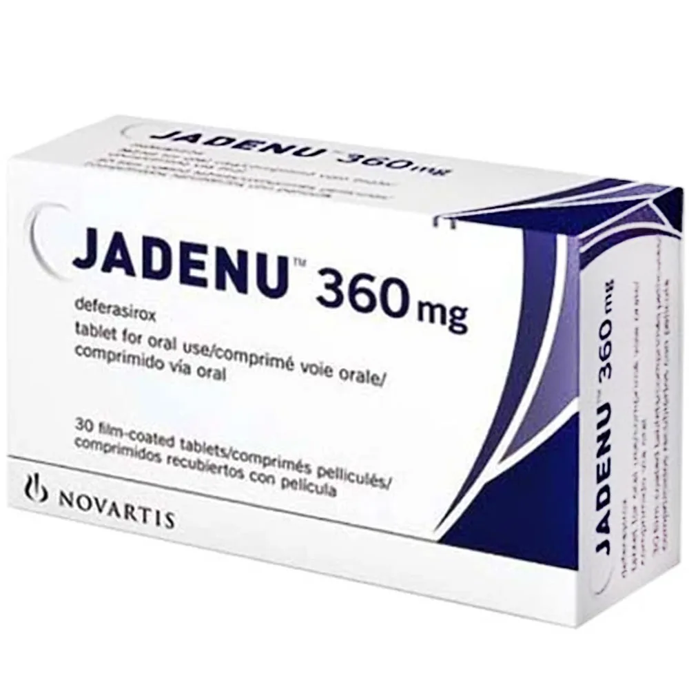 Hình ảnh Thuốc Jadenu 360mg Novartis điều trị quá tải sắt mạn tính (3 vỉ x 10 viên)