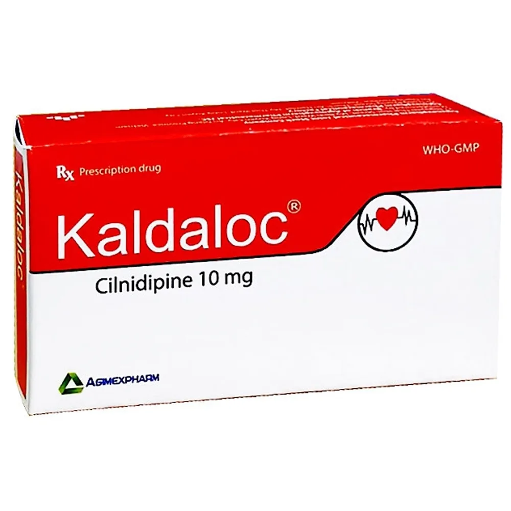 Hình ảnh Thuốc Kaldaloc 10mg Agimexpharm điều trị tăng huyết áp (3 vỉ x 10 viên)