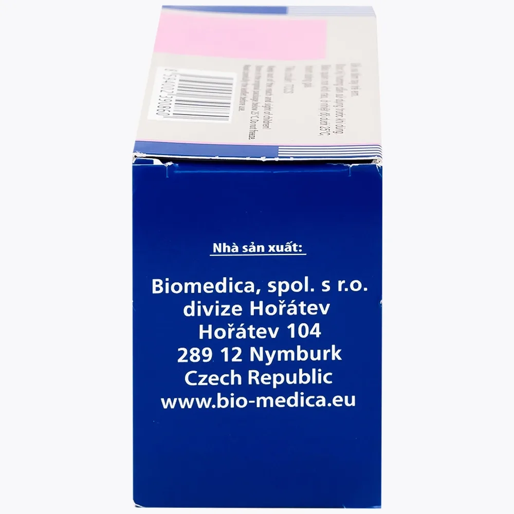 Hình ảnh Thuốc Kalium Chloratum Biomedica dùng trong phòng và điều trị một số trường hợp thiếu kali (10 vỉ x 10 viên)