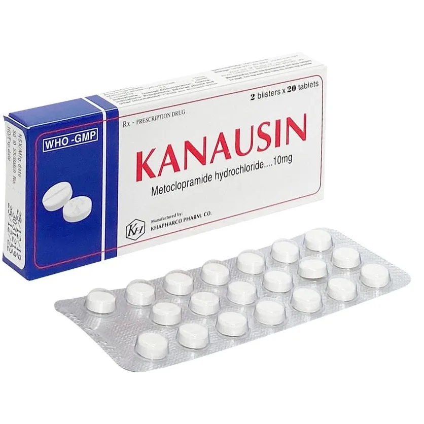 Hình ảnh Thuốc Kanausin Khapharco điều trị nôn và buồn nôn (2 vỉ x 20 viên)