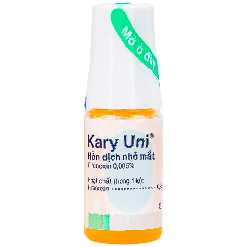 Hình ảnh Thuốc nhỏ mắt Kary Uni Santen điều trị đục thủy tinh thể mới phát (5ml)