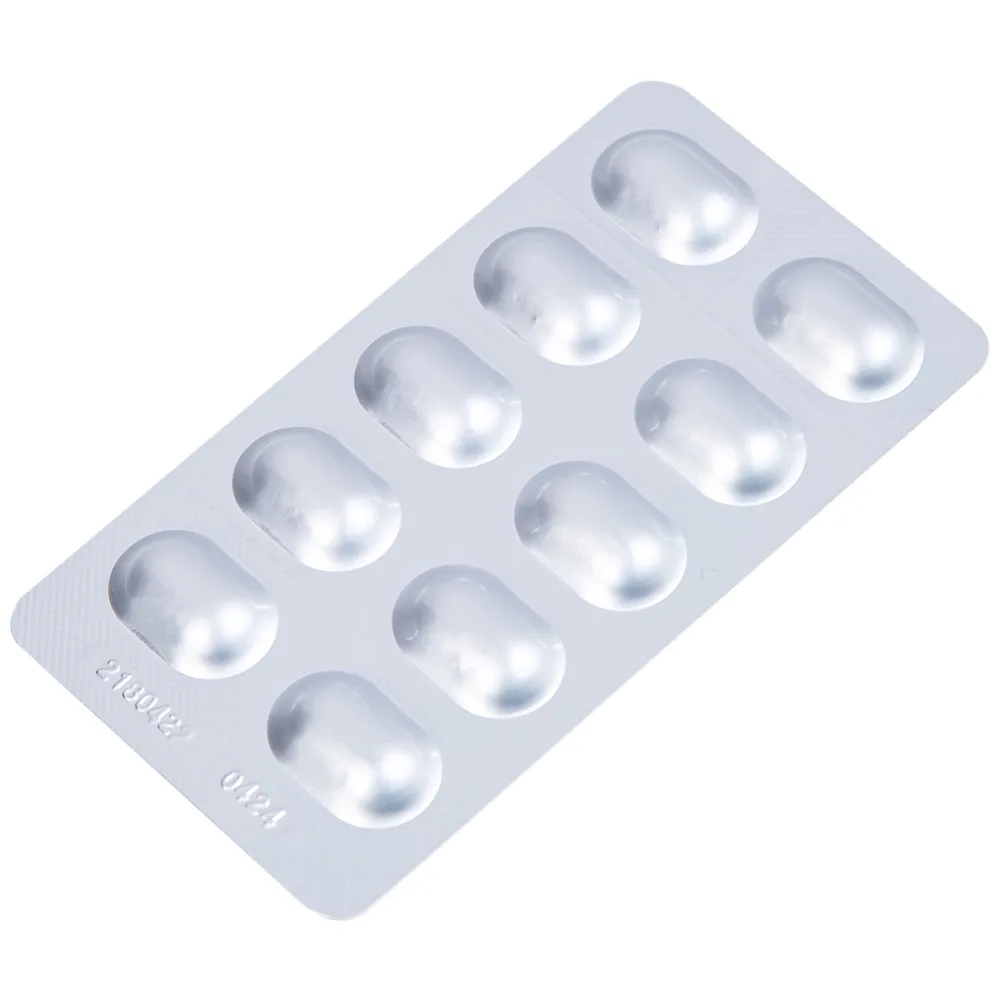 Hình ảnh Viên nén Katrypsin Fort 8400IU Khapharco điều trị phù nề sau chấn thương, sau mổ (10 vỉ x 10 viên)