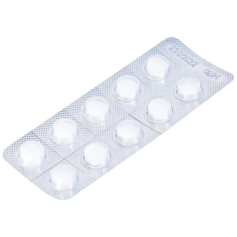 Hình ảnh Viên nén Katrypsin 4200IU Khapharco điều trị phù nề sau chấn thương, phẫu thuật, bỏng (10 vỉ x 10 viên)