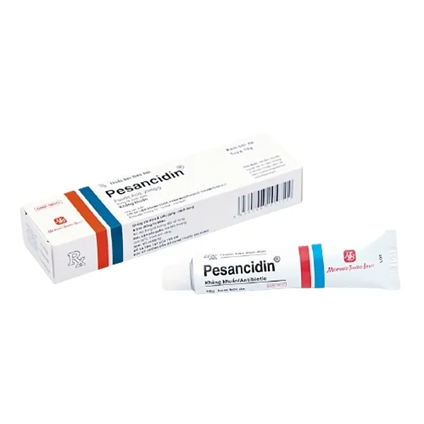 Hình ảnh Kem bôi da Pesancidin Medipharco điều trị viêm nang lông, vết thương nhiễm trùng, áp xe, vết bỏng (15g)