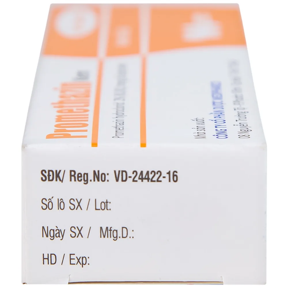 Hình ảnh Kem bôi da Promethazin 2% Medipharco điều trị ngứa sẩn, mày đay, côn trùng đốt (1 tuýp x 10g) 