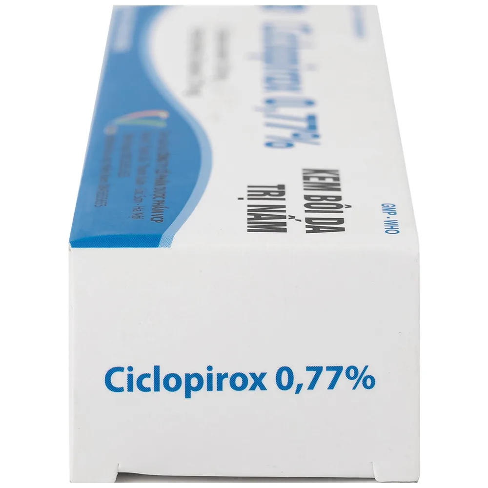 Hình ảnh Kem bôi da Ciclopirox 0,77% VCP điều trị nấm da chân, nấm da đùi và nấm da toàn thân (15g)