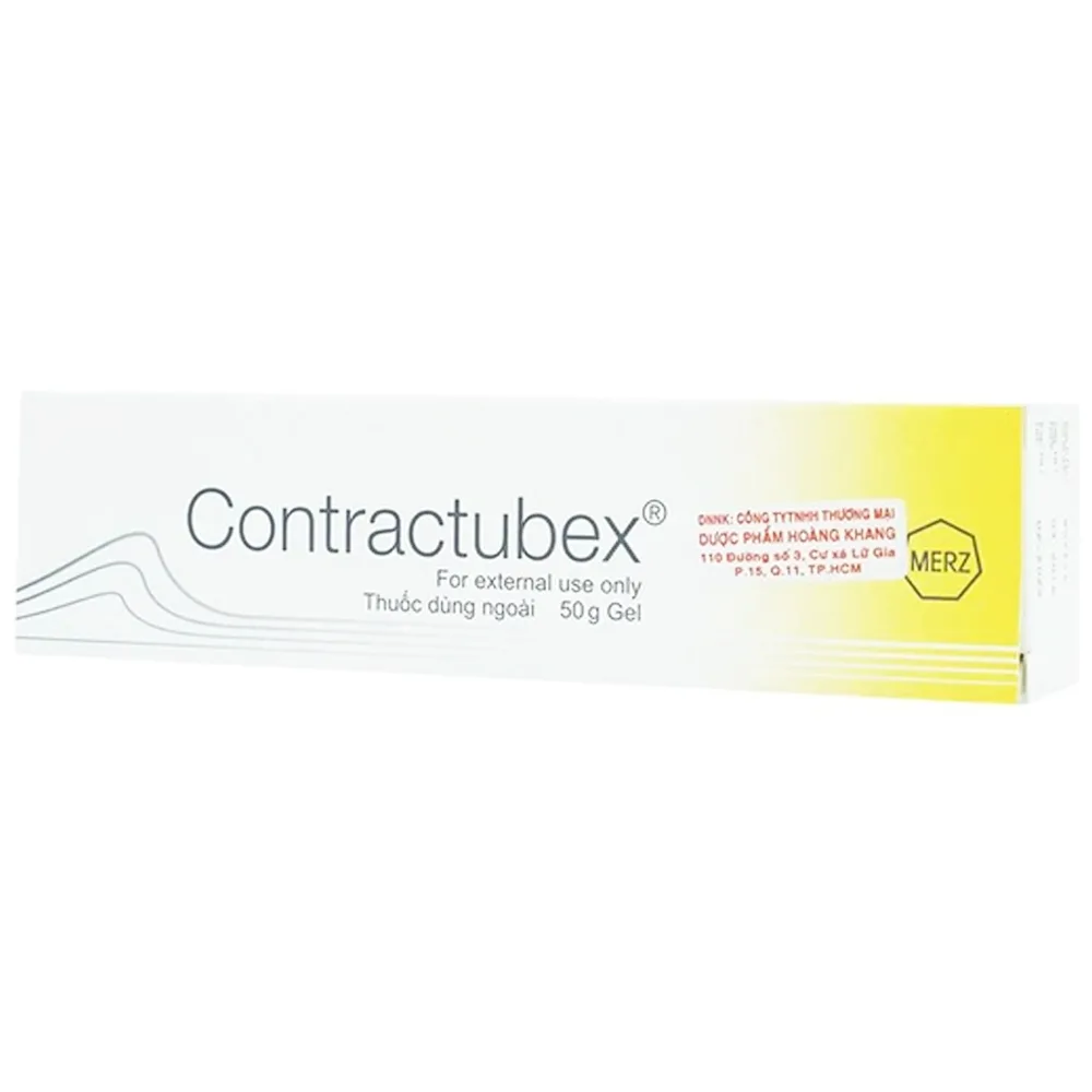 Hình ảnh Gel Contractubex Merz điều trị sẹo lồi, sẹo phì đại (50g)