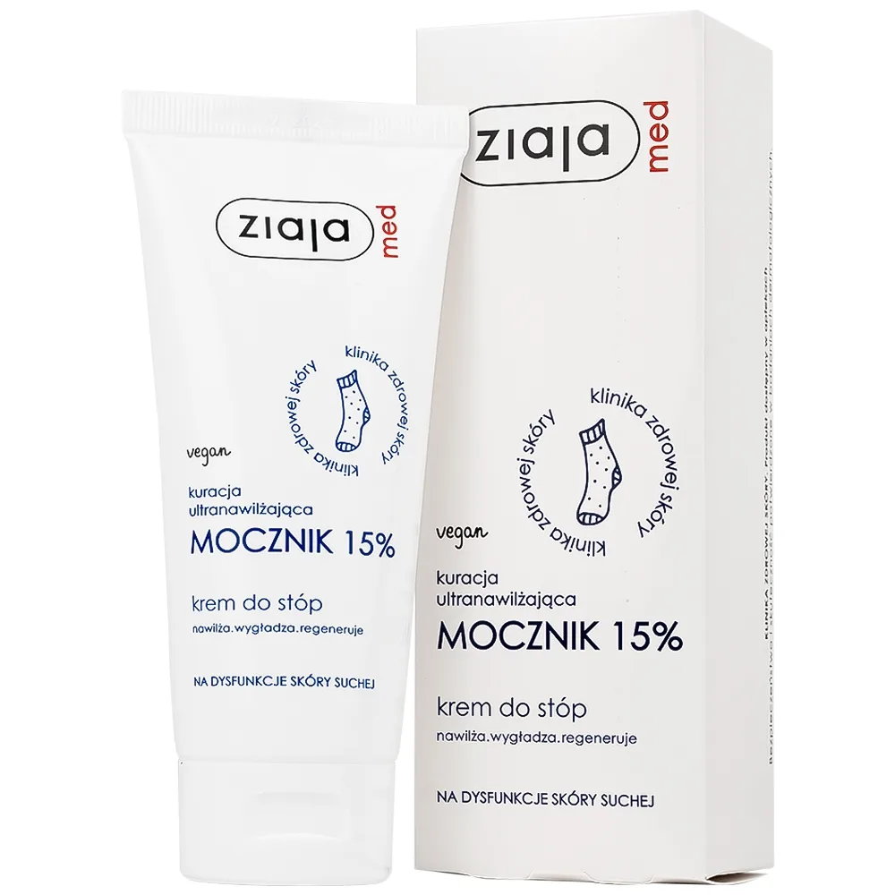 Hình ảnh Kem mềm da Ziaja Med Mocznik 15% làm mềm, dưỡng ẩm, chăm sóc da khô (100ml)