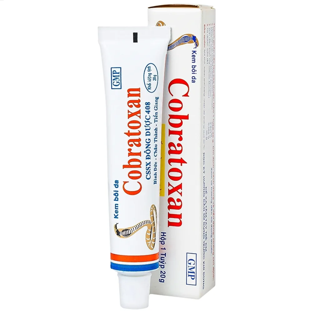 Hình ảnh Kem xoa nọc rắn Cobratoxan 20g Cửu Long tác dụng điều trị đau xương khớp (10 tuýp)