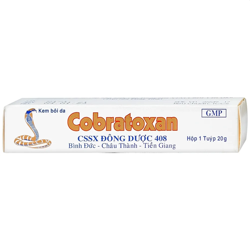 Hình ảnh Kem xoa nọc rắn Cobratoxan 20g Cửu Long tác dụng điều trị đau xương khớp (10 tuýp)