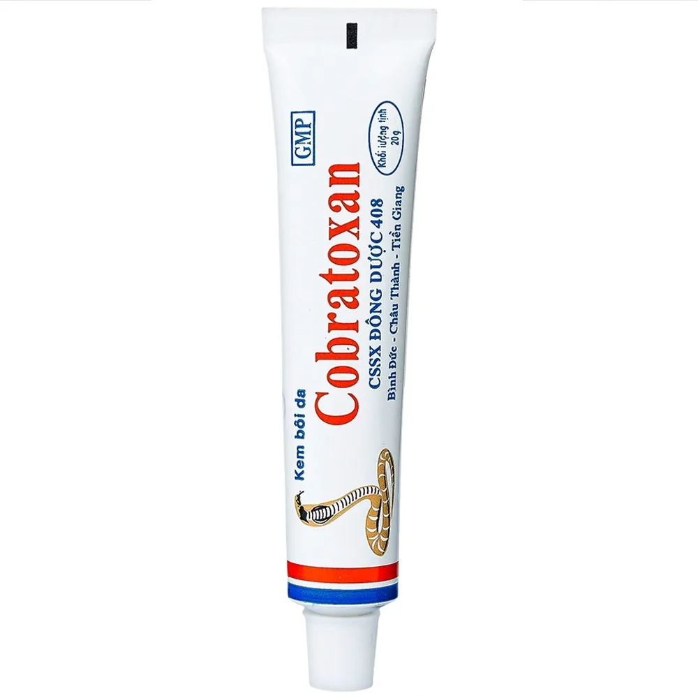 Hình ảnh Kem xoa nọc rắn Cobratoxan 20g Cửu Long tác dụng điều trị đau xương khớp (10 tuýp)