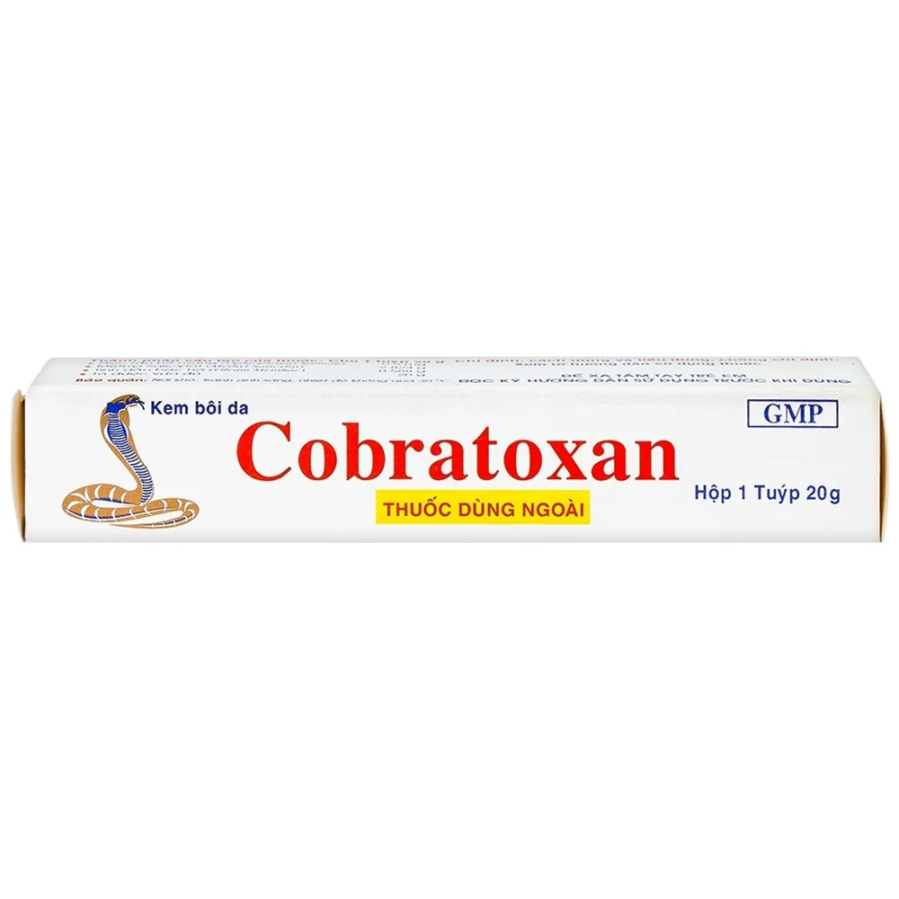 Hình ảnh Kem xoa nọc rắn Cobratoxan 20g Cửu Long tác dụng điều trị đau xương khớp (10 tuýp)