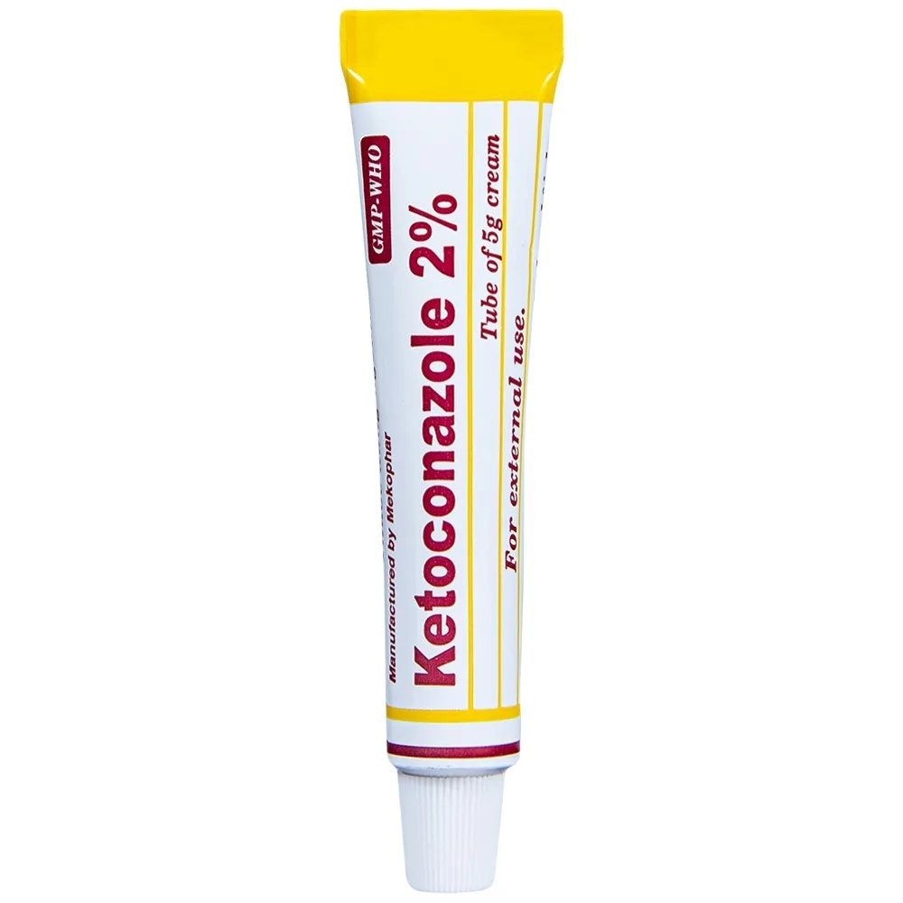 Hình ảnh Kem bôi da Ketoconazole 2% Mekophar điều trị nấm ở da và niêm mạc (5g)