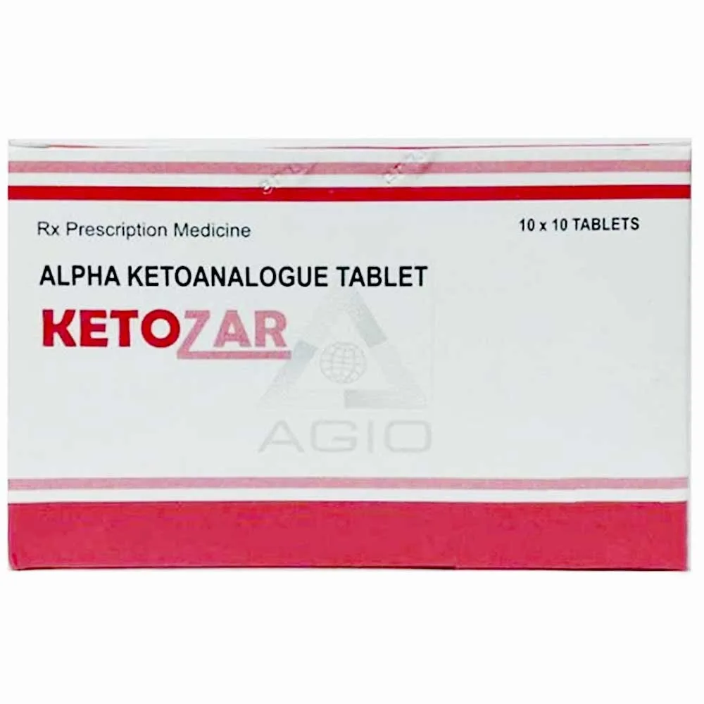Hình ảnh Thuốc Ketozar Agio điều trị bệnh thận mạn tính (10 vỉ x 10 viên)