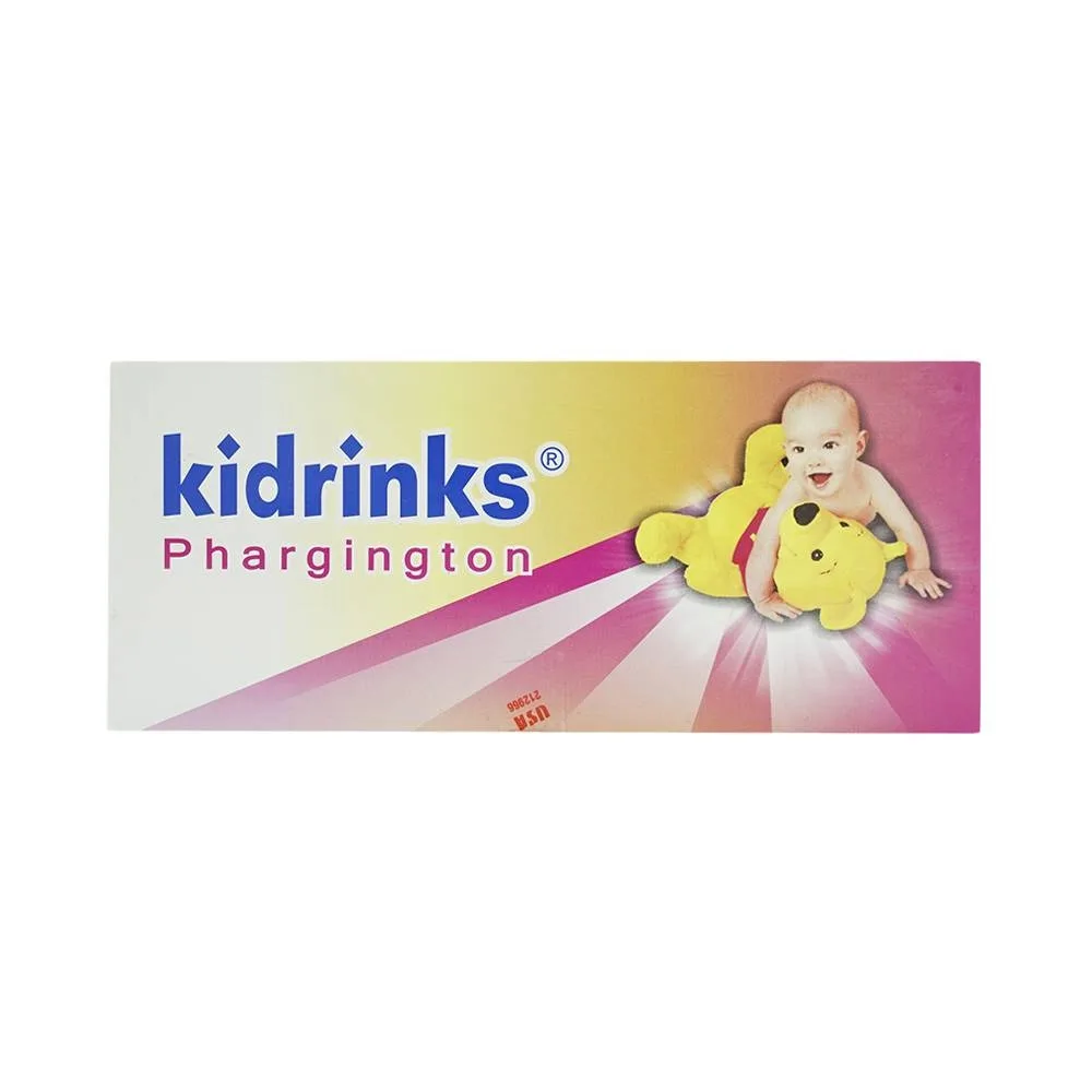 Hình ảnh Siro Kidrinks Phargington USA - NIC Pharma bồi bổ cơ thể, phát triển trí tuệ (20 ống x 10ml)
