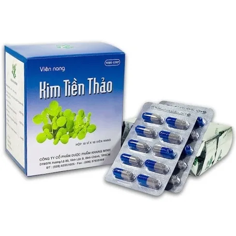 Hình ảnh Thuốc Kim Tiền Thảo Khang Minh phòng ngừa và điều trị sỏi tiết niệu (10 vỉ x 10 viên)