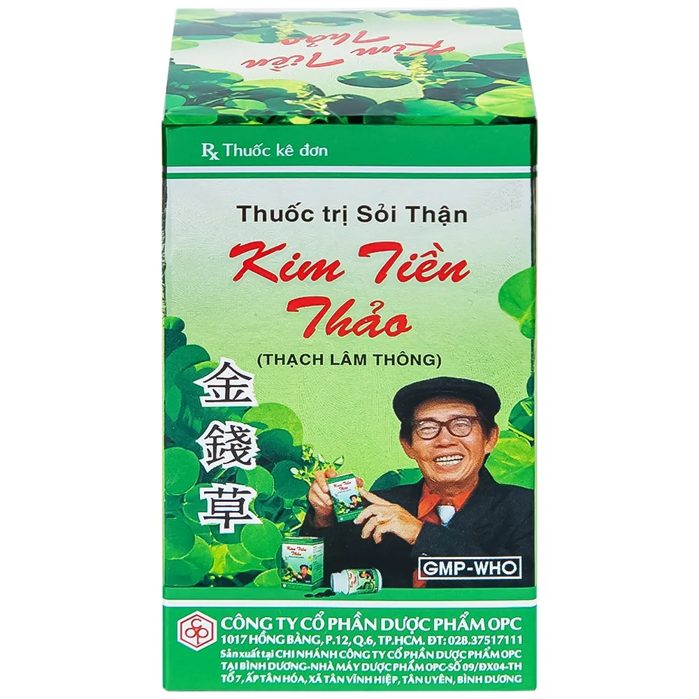 Hình ảnh Thuốc trị sỏi thận Kim Tiền Thảo OPC hỗ trợ điều trị sỏi đường tiết niệu, sỏi thận (100 viên)