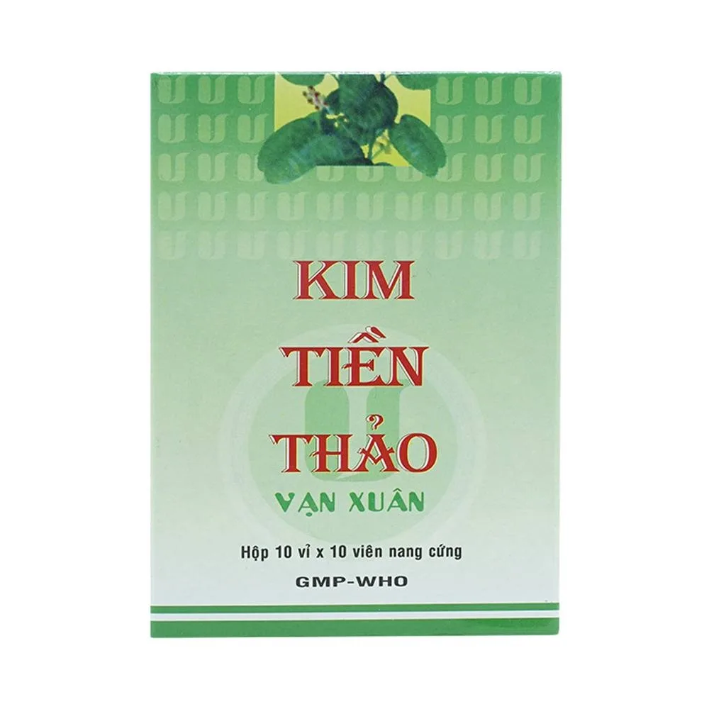 Hình ảnh Thuốc Kim Tiền Thảo Vạn Xuân điều trị sỏi, viêm đường tiết niệu, đường mật (10 vỉ x 10 viên)
