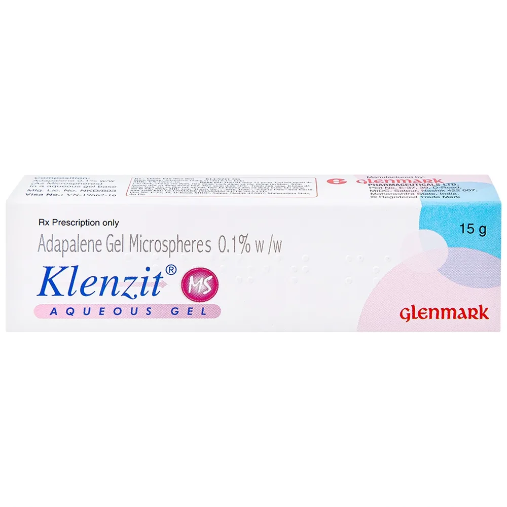 Hình ảnh Gel bôi da Klenzit MS điều trị mụn trứng cá (15g)