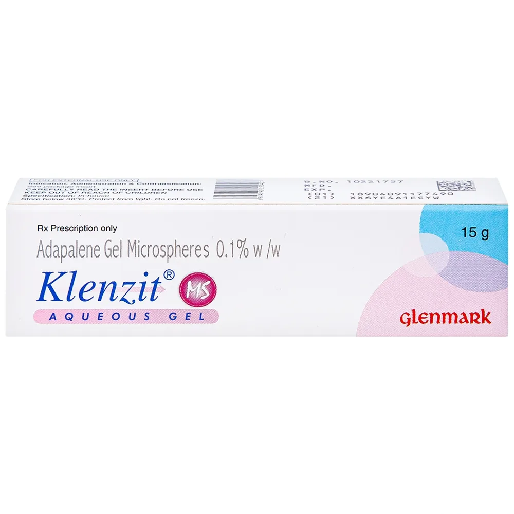 Hình ảnh Gel bôi da Klenzit MS điều trị mụn trứng cá (15g)