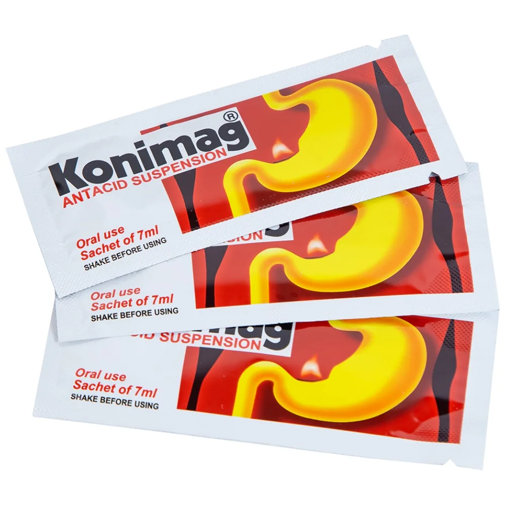 Hình ảnh Hỗn dịch uống Konimag PT Konimex giảm buồn nôn, khó tiêu, loét đường tiêu hóa (30 gói x 7ml)