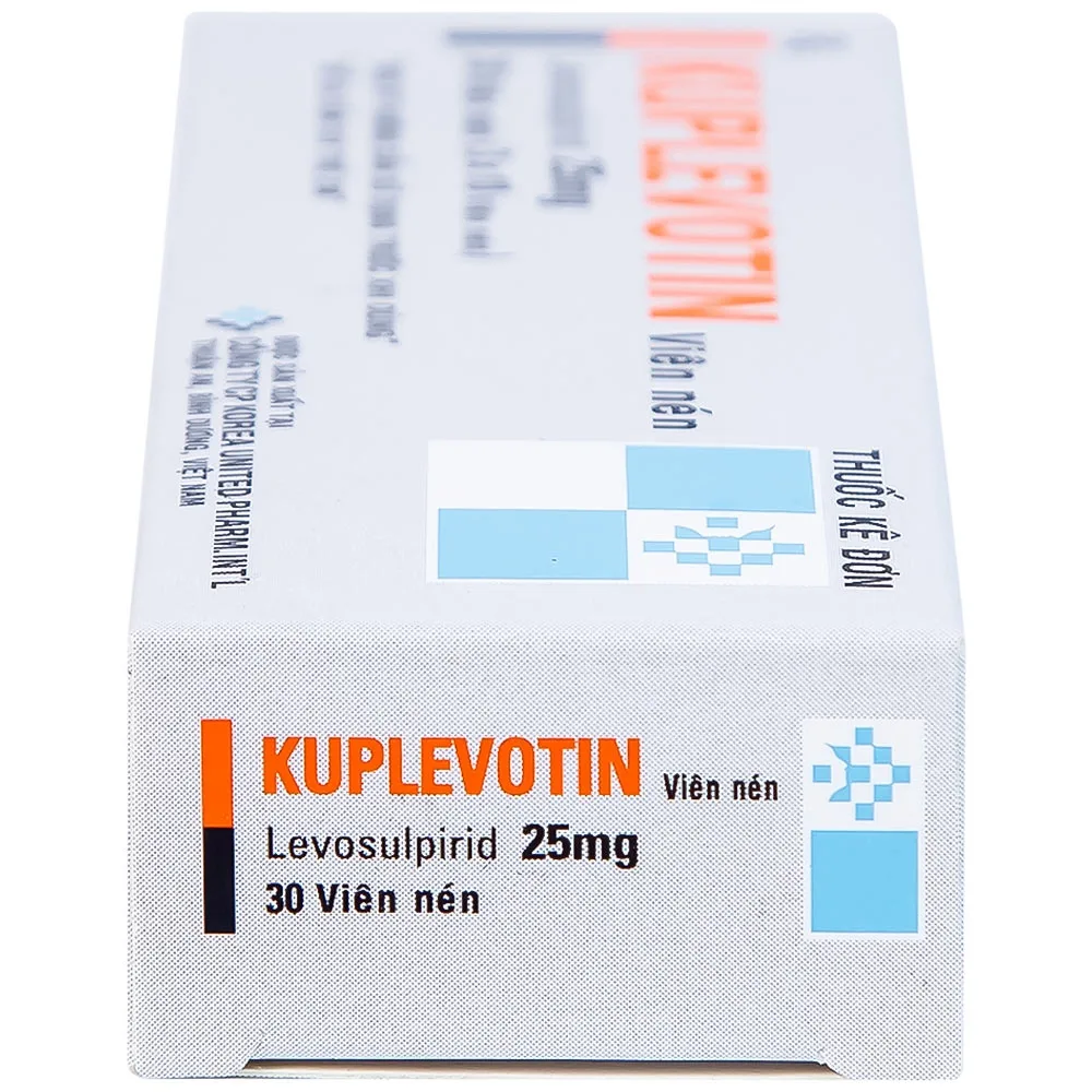 Hình ảnh Viên nén Kuplevotin 25mg Korea United điều trị rối loạn tiêu hóa, trướng bụng (3 vỉ x 10 viên) 