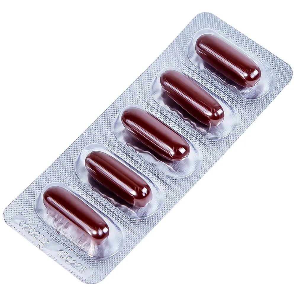 Hình ảnh Viên nang mềm L-Cystine 500mg Medisun bổ sung cho người suy dinh dưỡng, kém hấp thu, sạm da (12 vỉ x 5 viên)