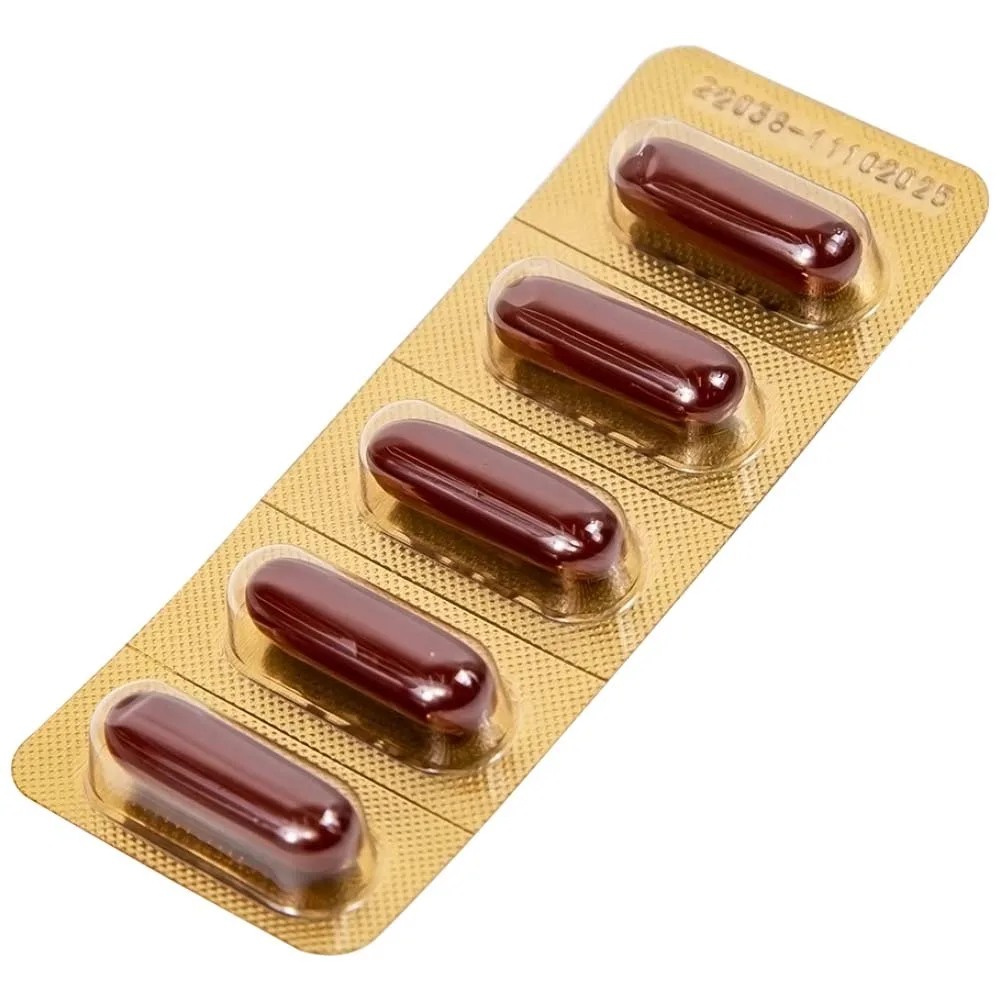 Hình ảnh Viên nang mềm L-Cystine 500mg Phils Lin hỗ trợ điều trị viêm da do thuốc, sạm da, tàn nhang (12 vỉ x 5 viên)