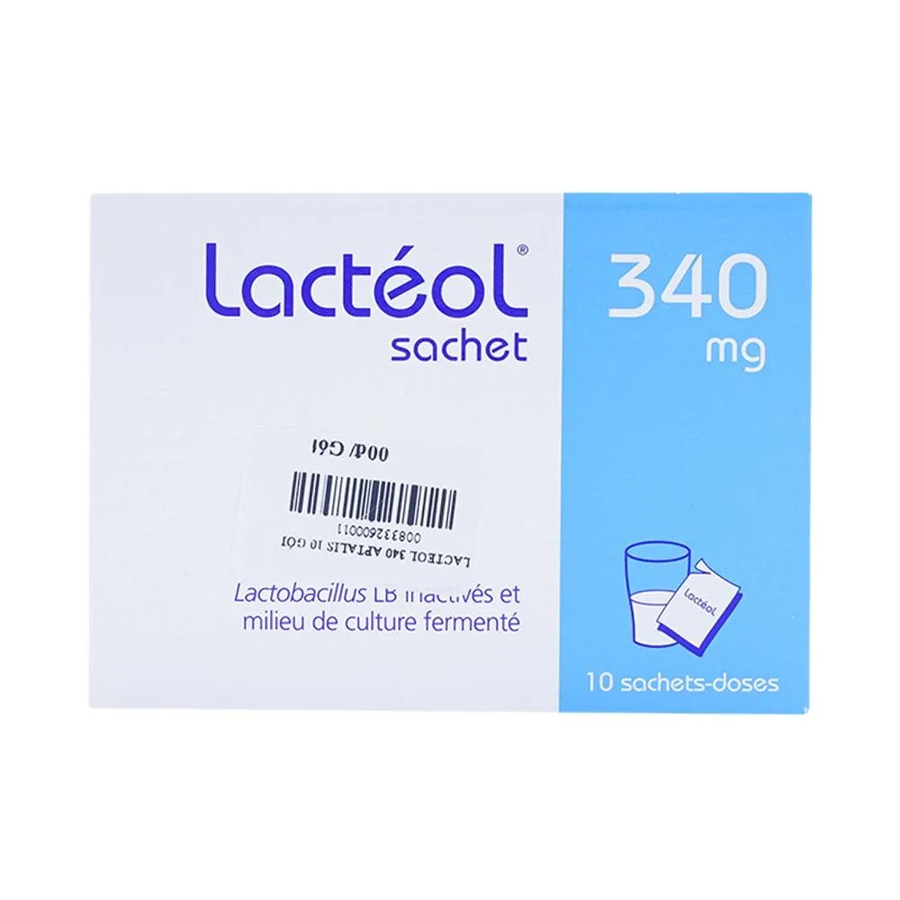 Hình ảnh Bột pha hỗn dịch uống Lactéol 340mg điều trị tiêu chảy (10 gói)