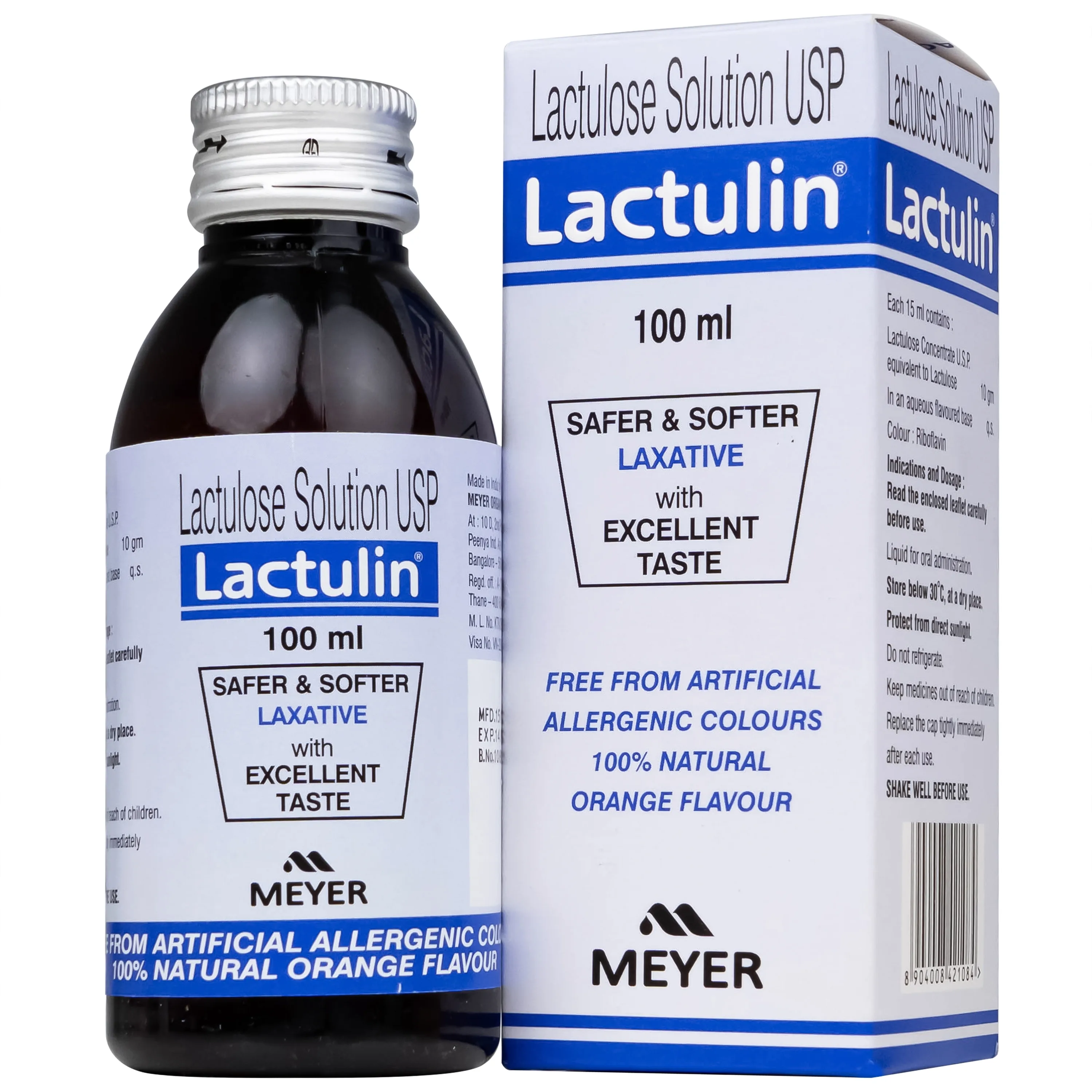 Hình ảnh Thuốc Lactulin 10g Meyer giúp dự phòng và điều trị bệnh não do gan, táo bón mạn tính (100ml)
