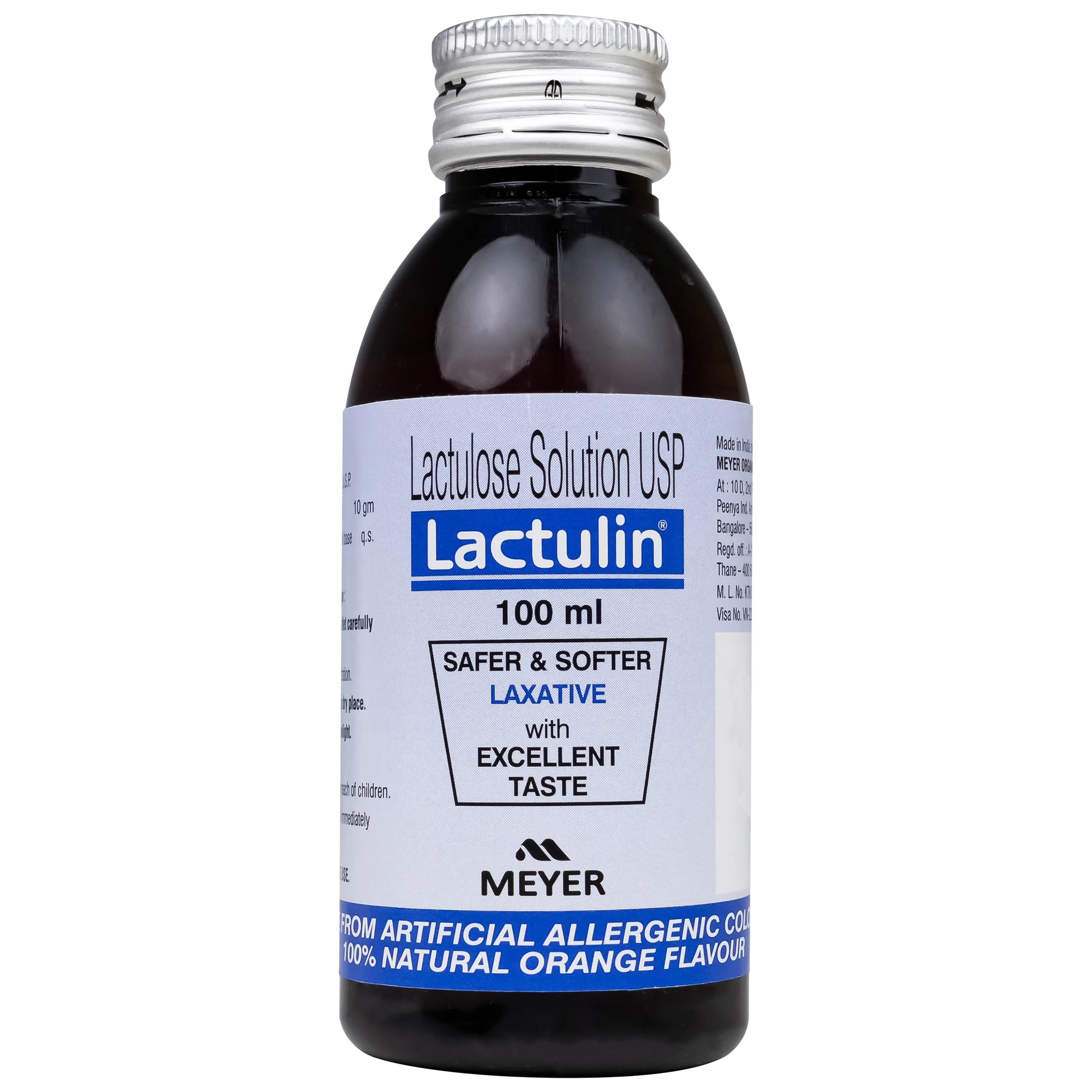 Hình ảnh Thuốc Lactulin 10g Meyer giúp dự phòng và điều trị bệnh não do gan, táo bón mạn tính (100ml)