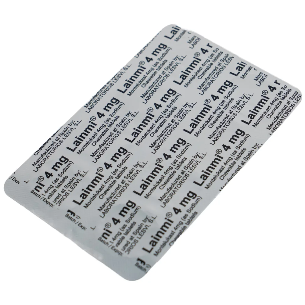 Hình ảnh Thuốc Lainmi 4mg Lesvi phòng ngừa và điều trị hen (4 vỉ x 7 viên)