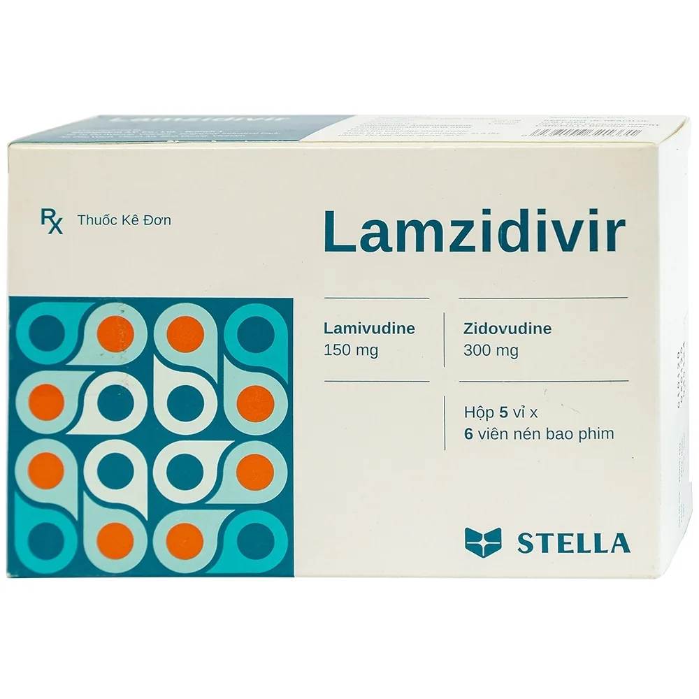 Hình ảnh Thuốc Lamzidivir Stella hỗ trợ điều trị nhiễm HIV (5 vỉ x 6 viên)