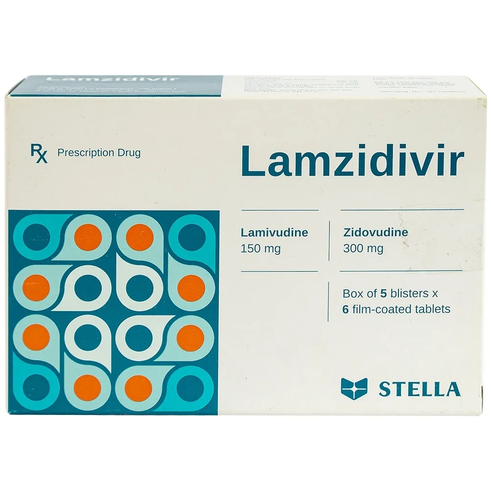 Hình ảnh Thuốc Lamzidivir Stella hỗ trợ điều trị nhiễm HIV (5 vỉ x 6 viên)