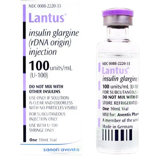 Hình ảnh Dung dịch tiêm Lantus 100units/ml Sanofi điều trị đái tháo đường (10ml)