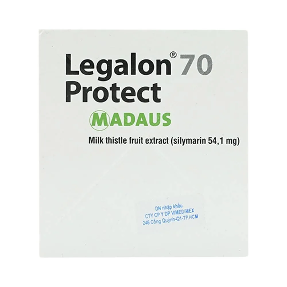 Hình ảnh Viên nang Legalon 70 Madaus điều trị bệnh gan, nhiễm độc gan (10 vỉ x 10 viên)