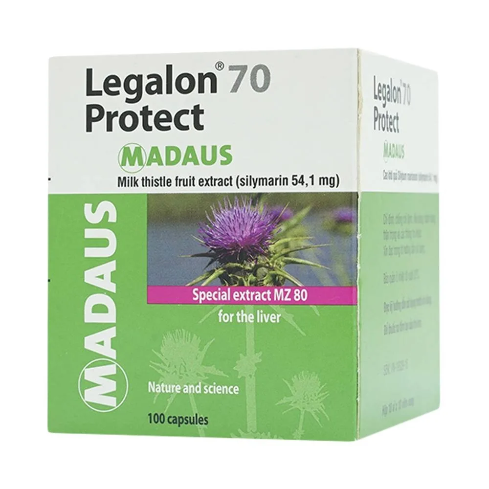 Hình ảnh Viên nang Legalon 70 Madaus điều trị bệnh gan, nhiễm độc gan (10 vỉ x 10 viên)