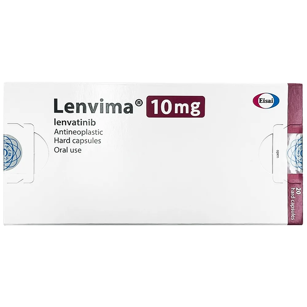 Hình ảnh Viên nang cứng Lenvima 10mg Eisai điều trị một số loại ung thư (2 vỉ x 10 viên)