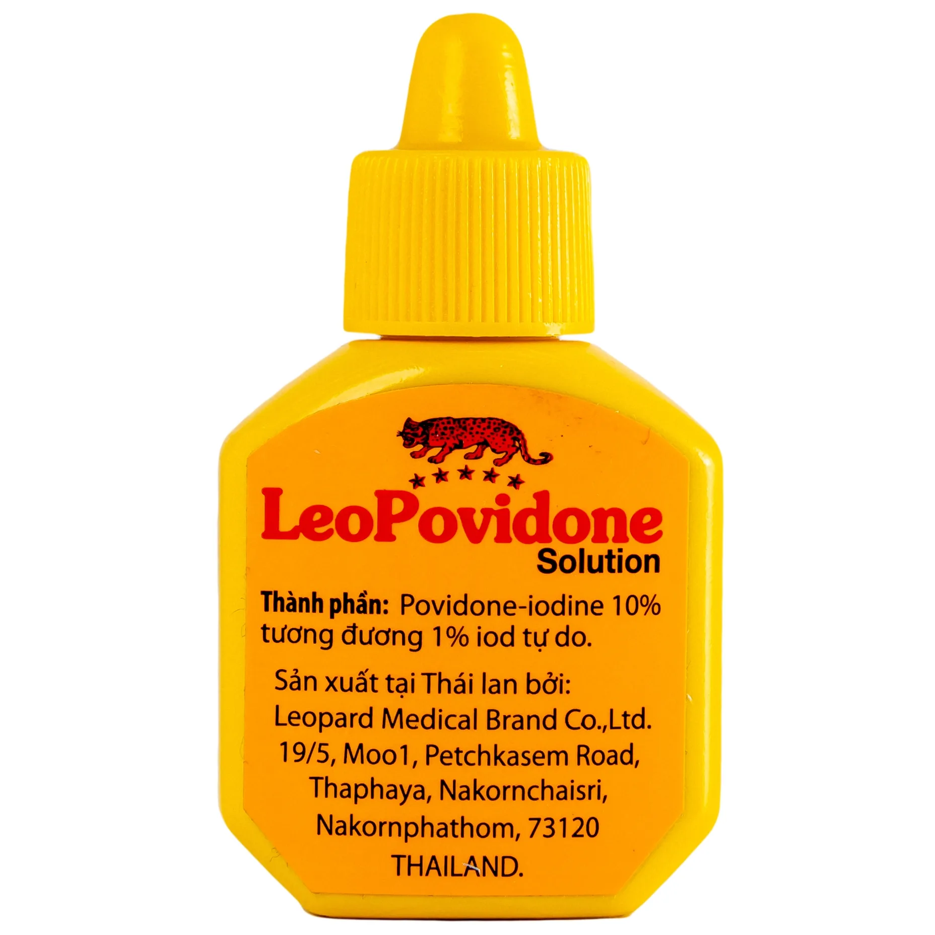 Hình ảnh Dung dịch LeoPovidone 10% điều trị các vết thương và ngăn ngừa nhiễm khuẩn (15ml) 