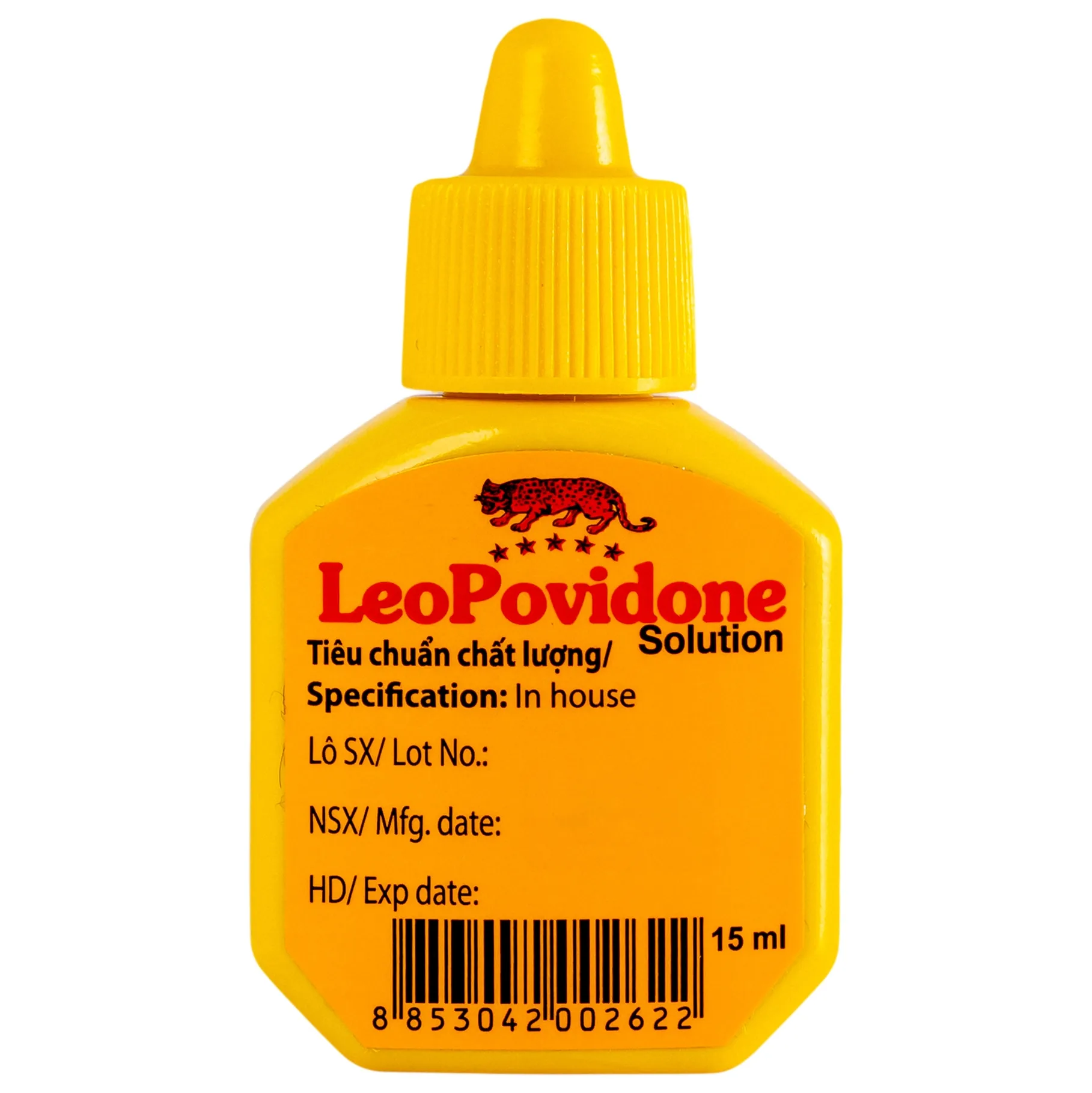 Hình ảnh Dung dịch LeoPovidone 10% điều trị các vết thương và ngăn ngừa nhiễm khuẩn (15ml) 