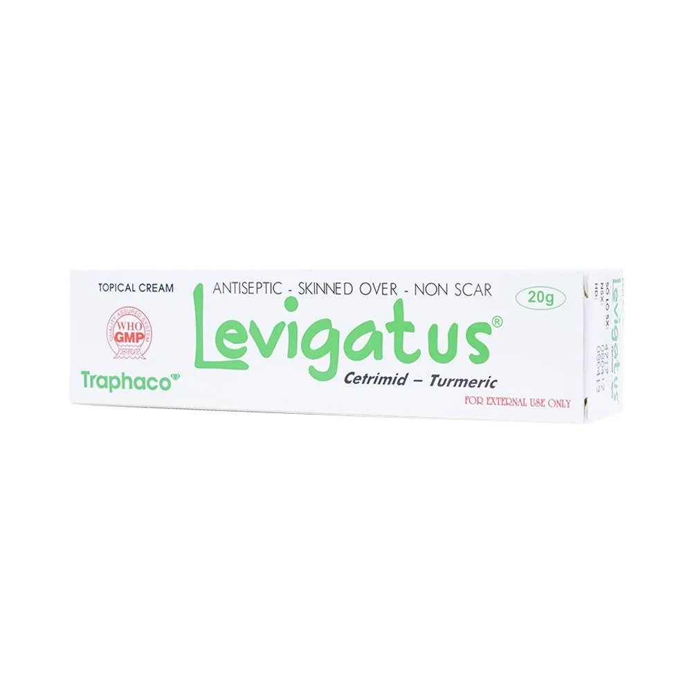 Hình ảnh Kem bôi da Levigatus Traphaco điều trị mụn trứng cá, mụn mủ, vết thương nông, trầy da (20g)
